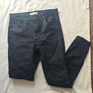 Madewell High Riser Skinny size 27 black
